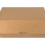 ΚΟΥΤΙ  ΦΑΓΗΤΟΥ ΧΑΡΤΙΝΟ ΚΡΑΦΤ DINNER BOX (17,5x16x5x7,5cm) - DURA SERIES FSC 100τεμ.