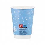 Χάρτινα Ποτήρια Διπλού Τοιχώματος X-MAS 16oz Mix κιβώτιο 5 σχέδια