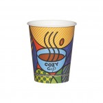 Xάρτινα Ποτήρια Μονού Τοιχώματος 8oz Cozy Cup